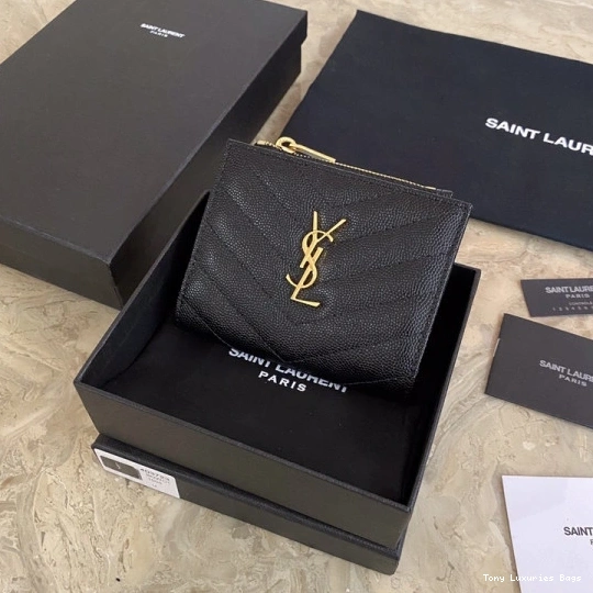 Tony Luxuries ZIPPED CARD YSL CASE MONOGRAM 0820